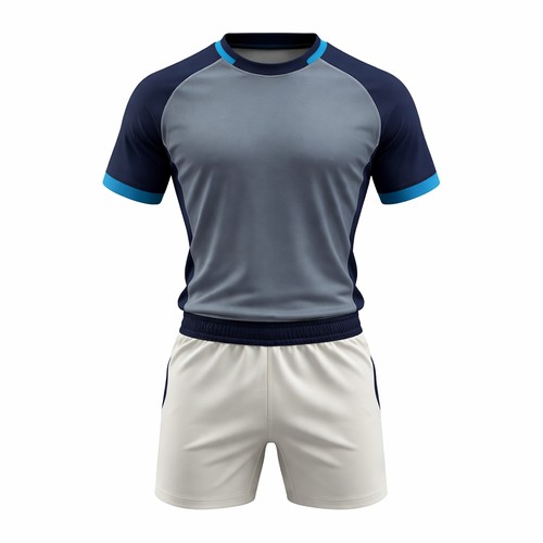 Custom Grey Rugby Uniform
