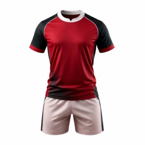 Red Rugby Uniform
