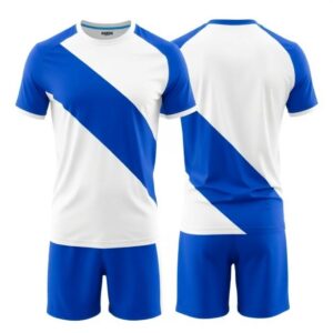 White Blue Table Tennis Uniform