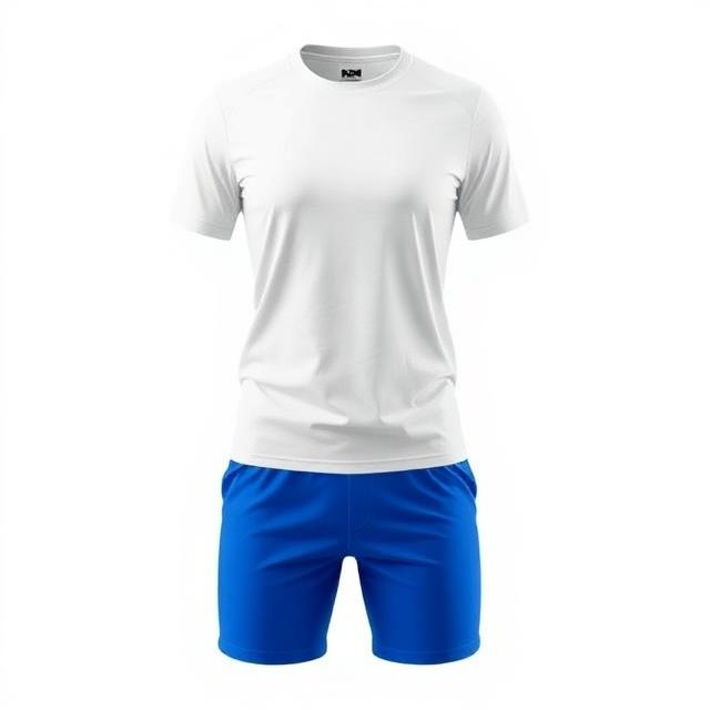 Blue White Table Tennis Uniform