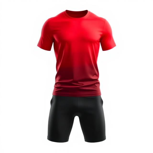 Red Black Table Tennis Uniform