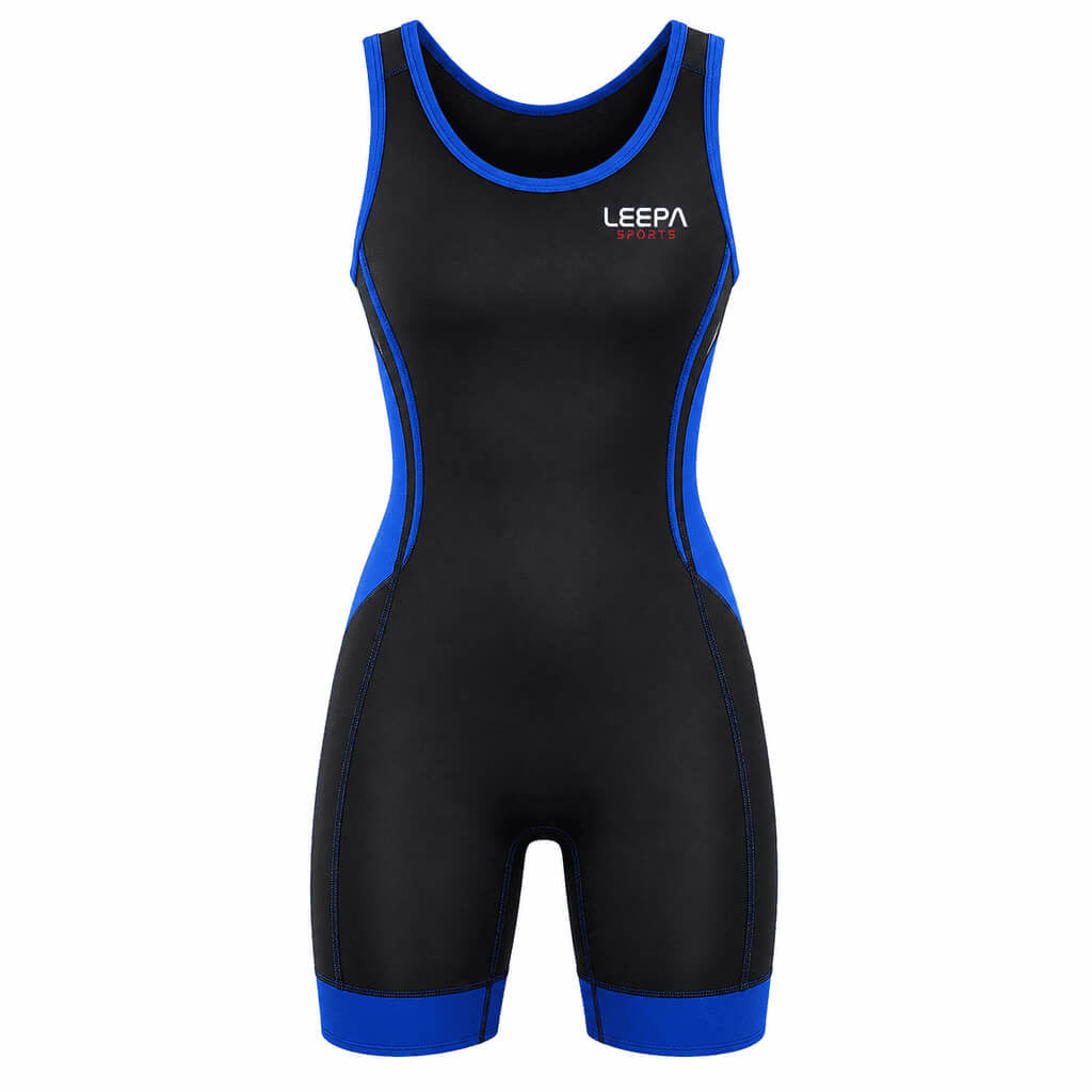 Black Wrestling Singlet for Women