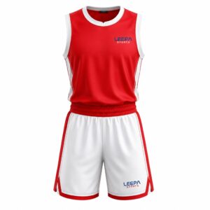 Bold Red Boxing Suit