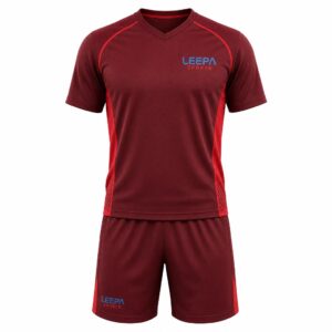 Breathable Maroon Handball Uniform