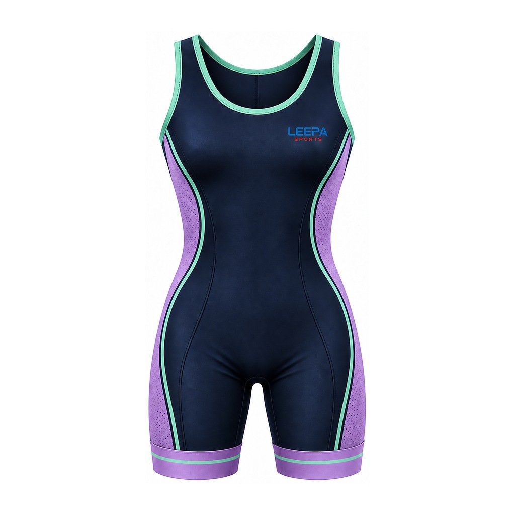 Breathable Wrestling Singlet Custom Design