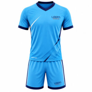 Bright Blue Soccer Uniform