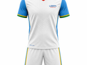 Clean White Soccer Uniform