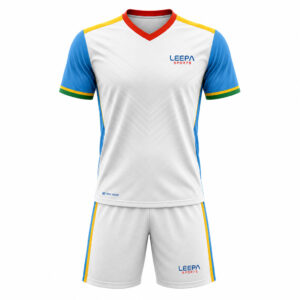 Clean White Soccer Uniform