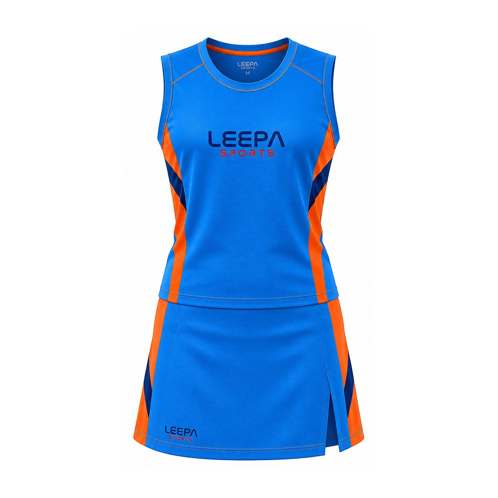 Custom Blue Netball Uniform