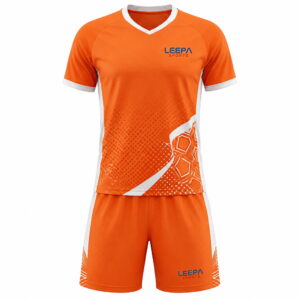 Orange Badminton Uniform Unisex
