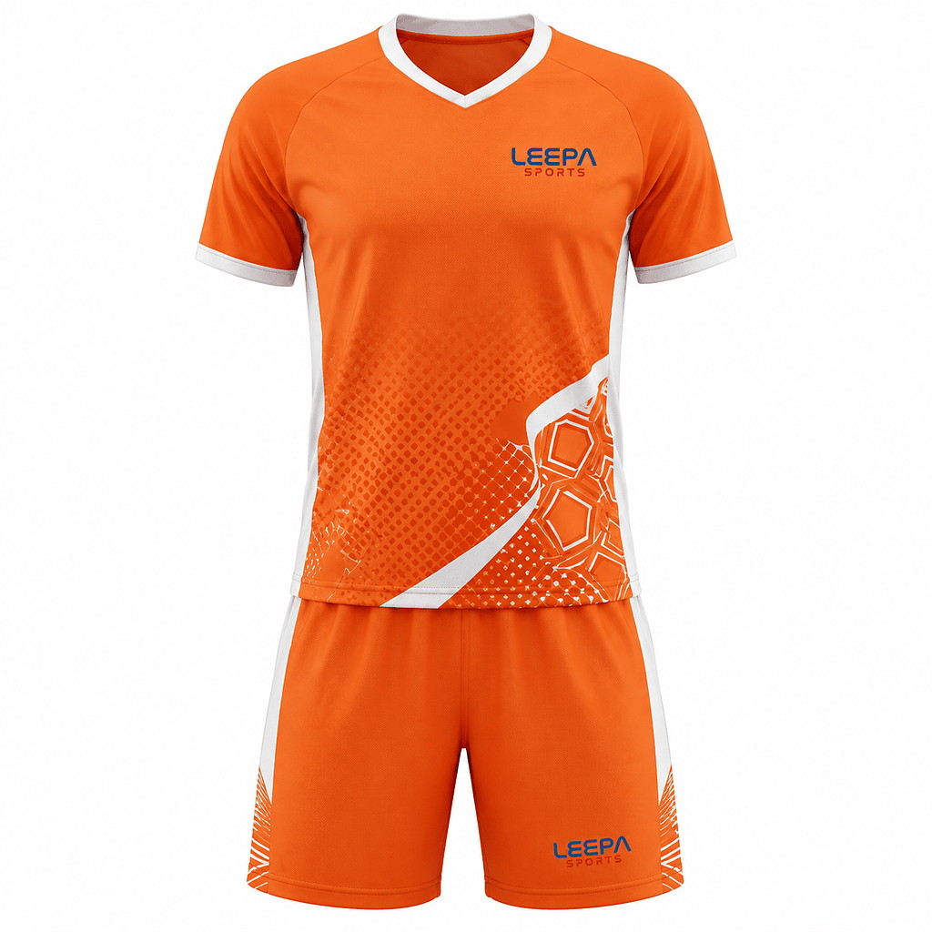 Orange Badminton Uniform Unisex