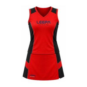 Red Custom Netball Uniform