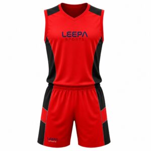 Red Custom Netball Uniform