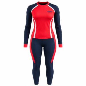 Red Navy Women’s Gym Wear