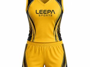Sublimated Netball Uniform Yellow