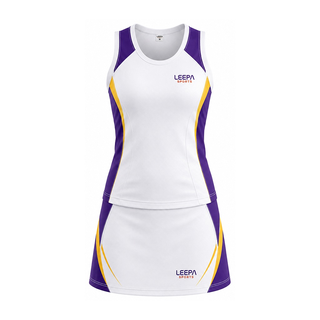 White Netball Teamwear