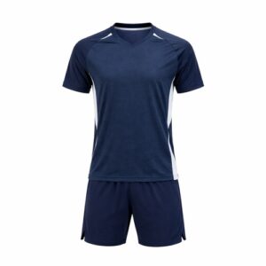 Navy Blue Breathable Badminton Uniform