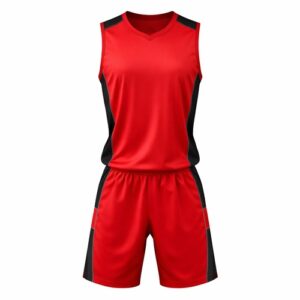 Red Custom Netball Uniform