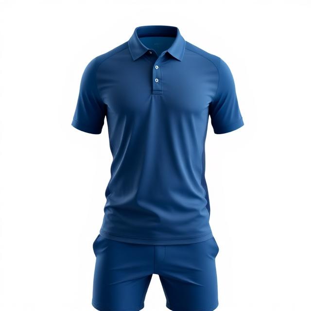 Blue Golf Polo Apparel