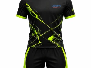 Vibrant Green & Black Padel Apparel