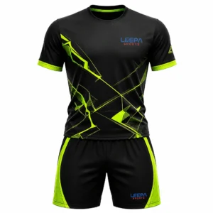 Vibrant Green & Black Padel Apparel