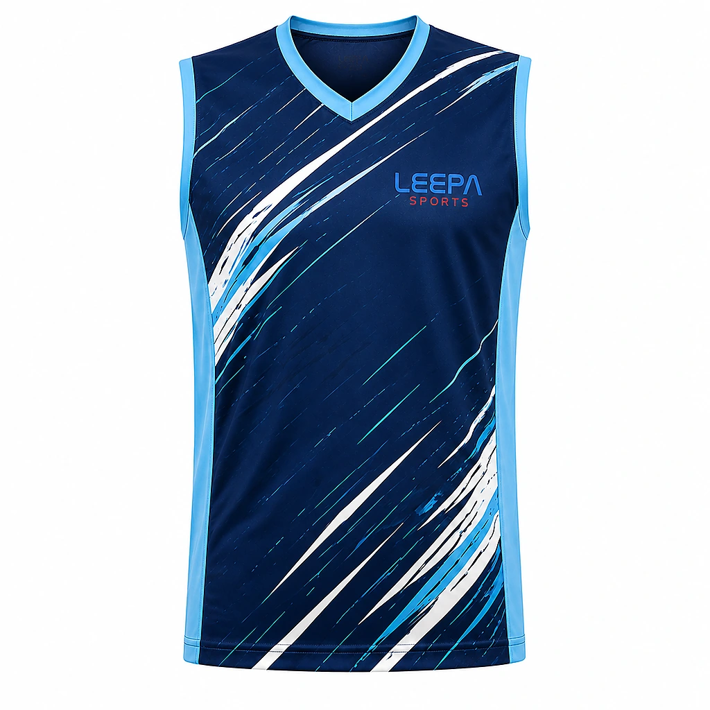 Graphic Navy Cricket Sleeveless