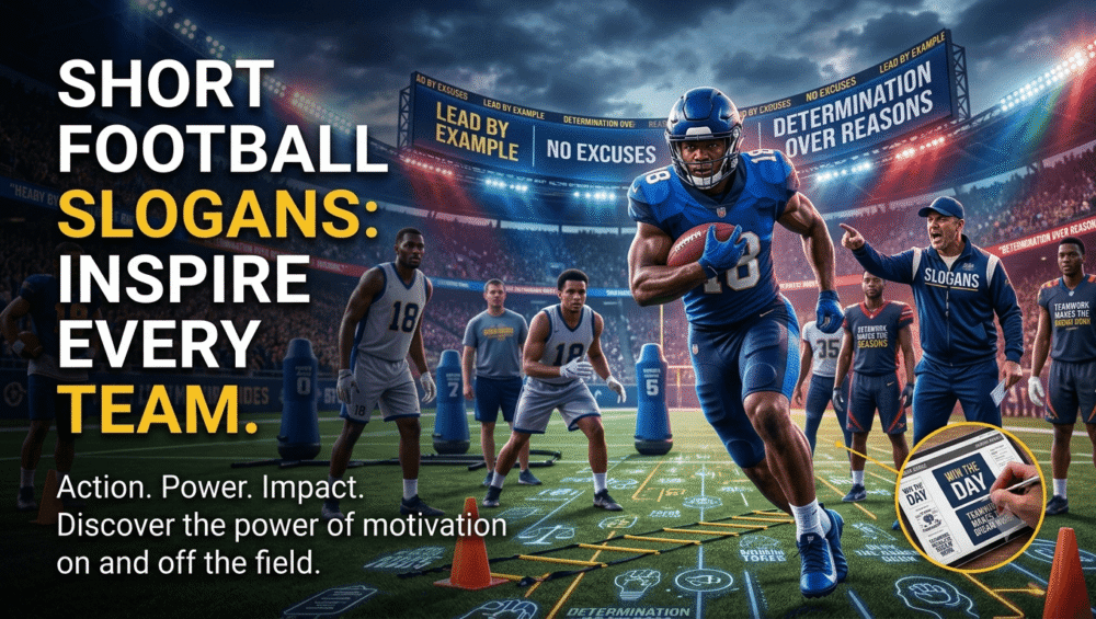 Short Football Slogans Inspire Every Team