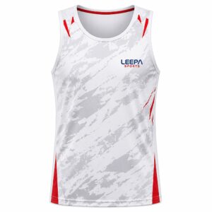white red camouflage sleeveless sports tank top