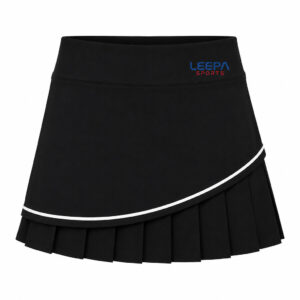 Black Pleated Tennis Skirt