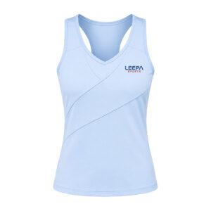 Blue Wrap Tennis Top