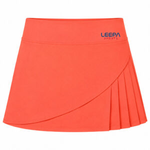 Coral Pleated Tennis Skirt