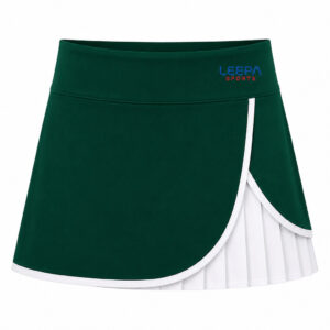 Green Wrap Tennis Skirt
