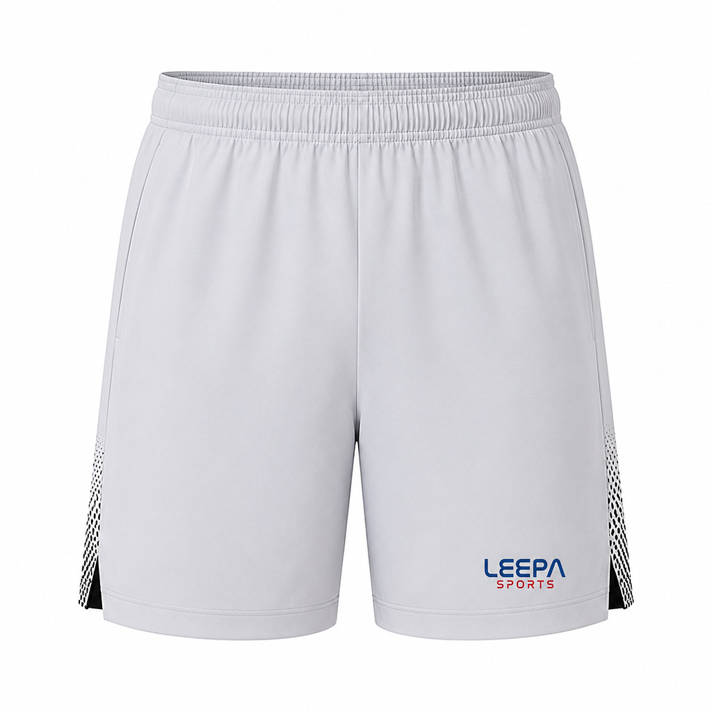 White Mesh Tennis Shorts