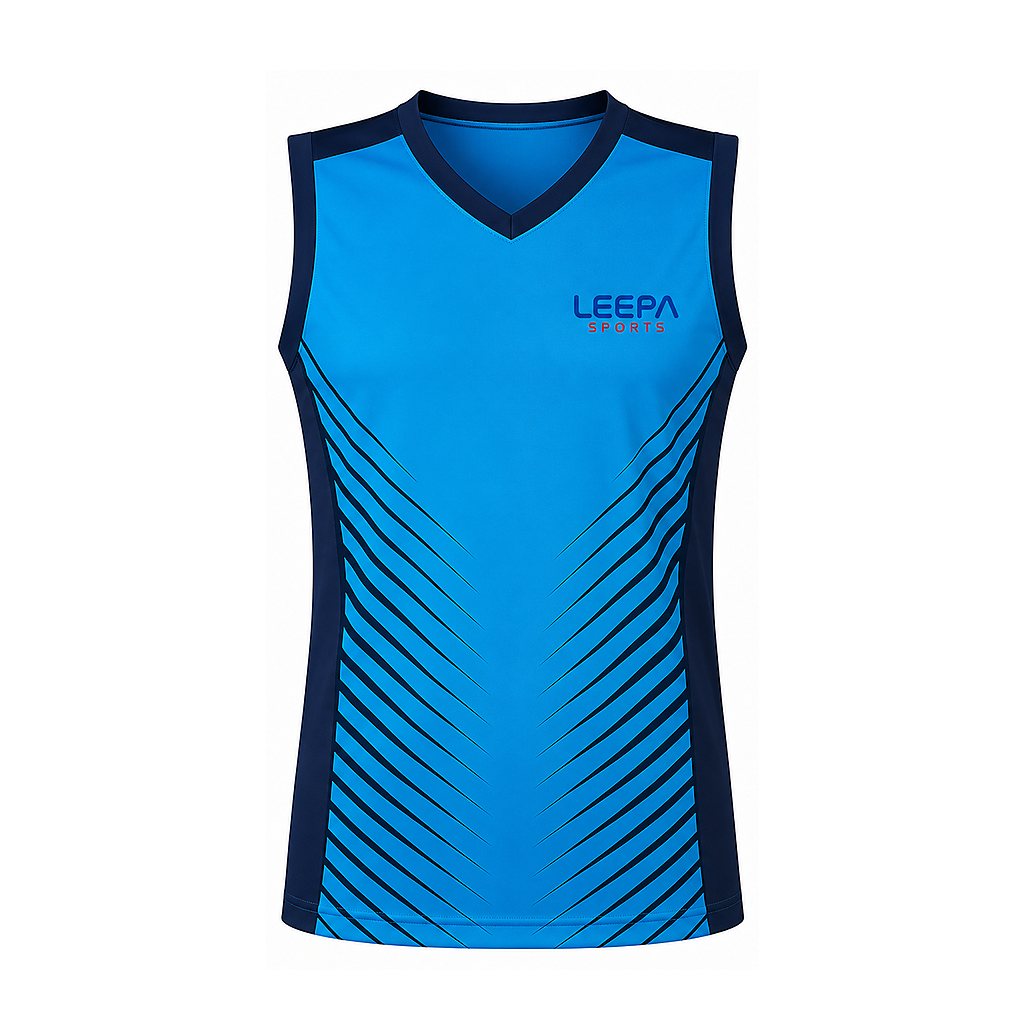 Aqua Chevron Rugby Jersey