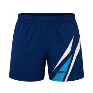 Aqua Stripe Rugby Shorts
