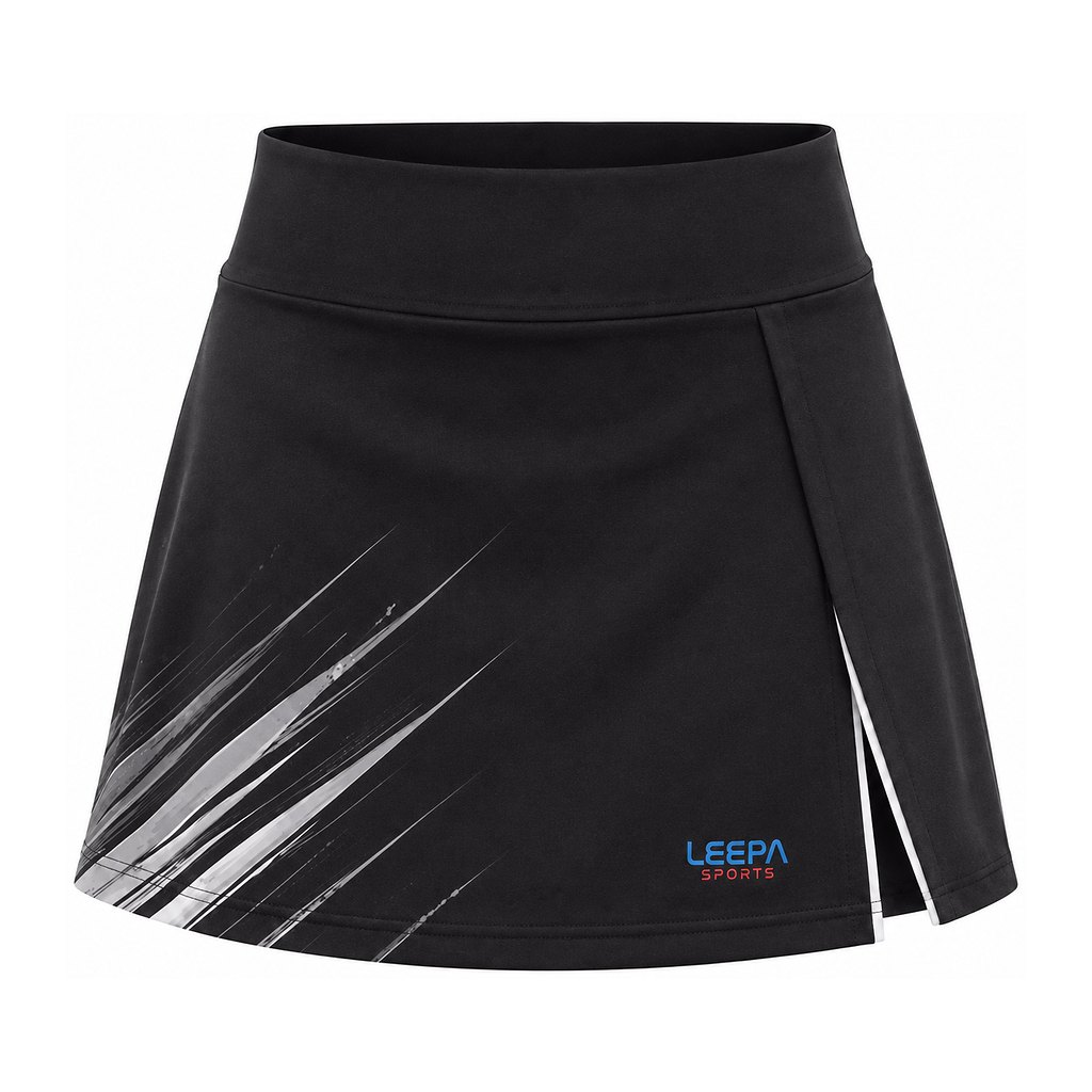 Black Badminton Skirt