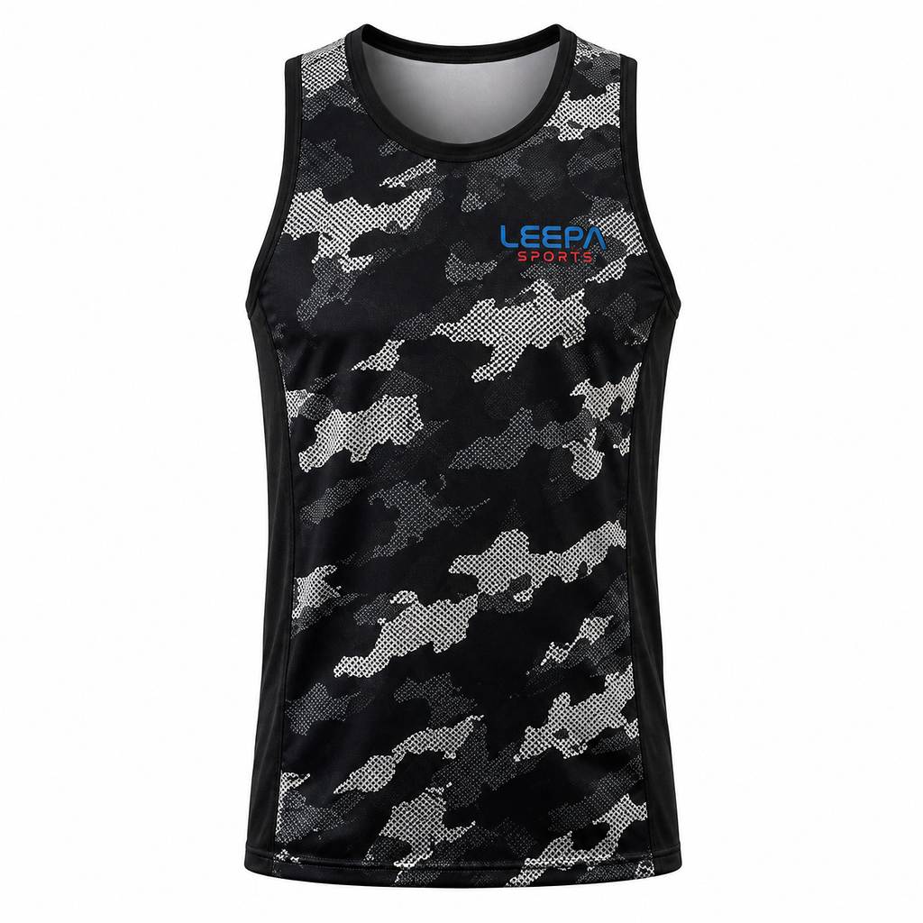 Black Camo Boxing Vest