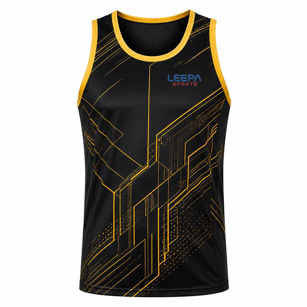 Black Gold Boxing Vest