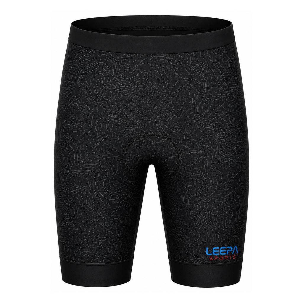 Black Wave Cycling Shorts