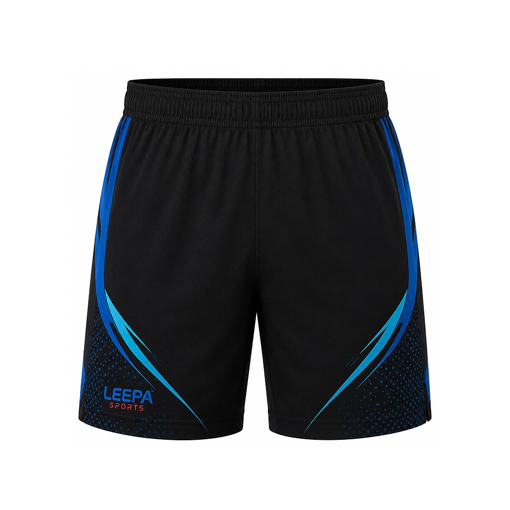 Blue Arc Badminton Shorts