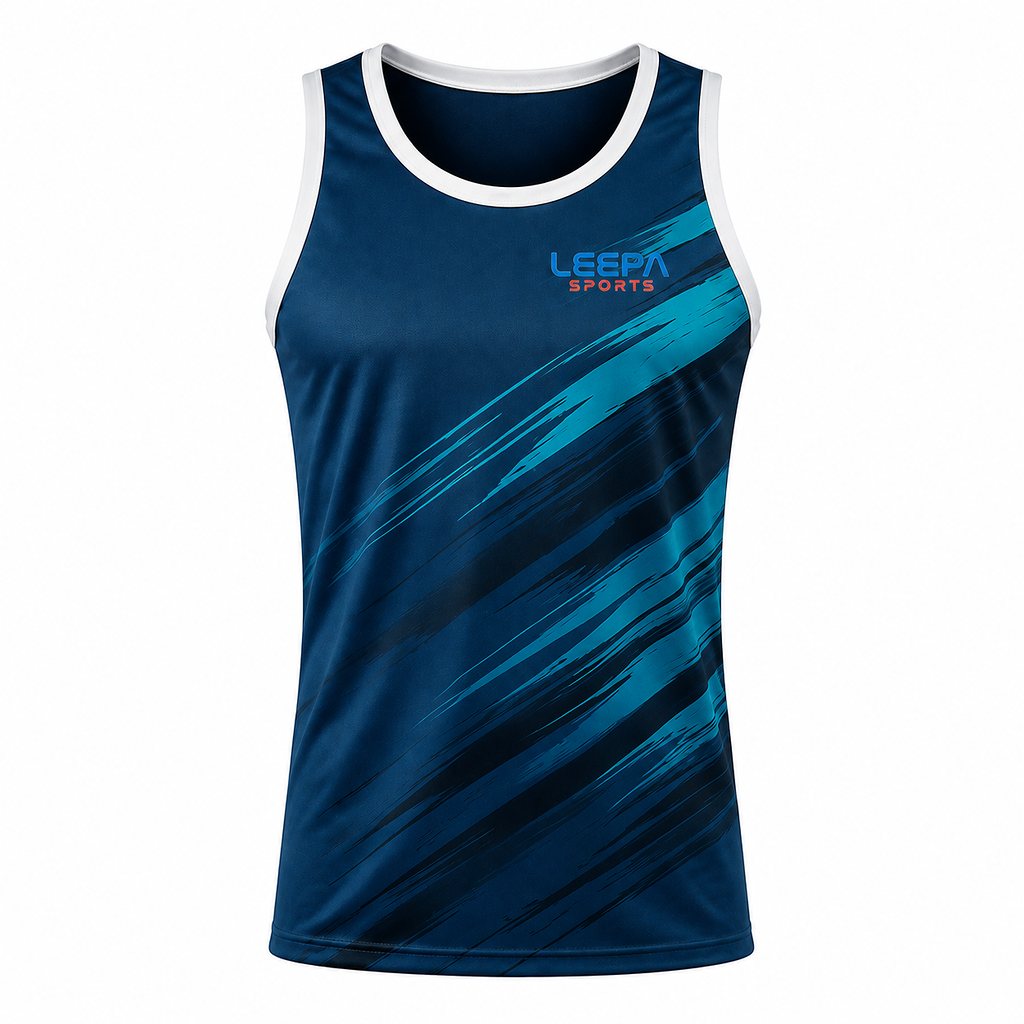 Blue Brush Boxing Vest