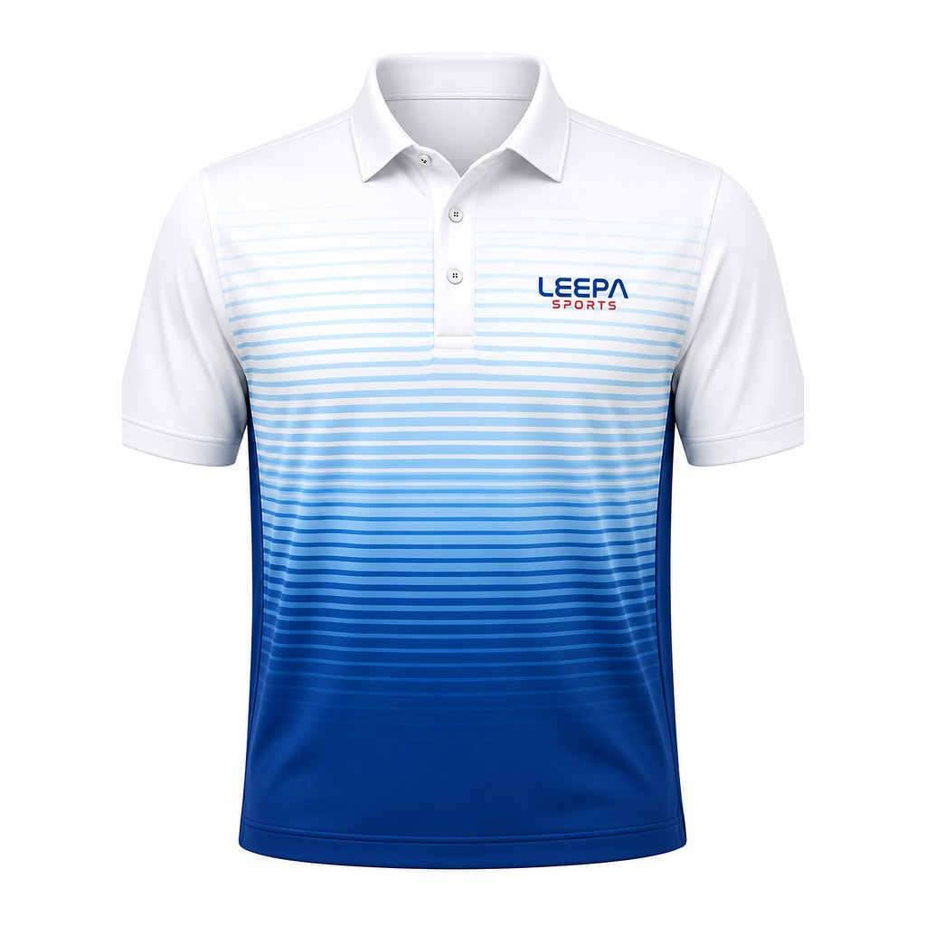 Blue Fade Polo