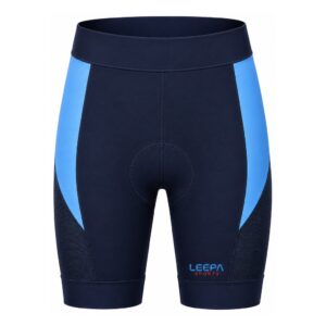 Blue Panel Cycling Shorts