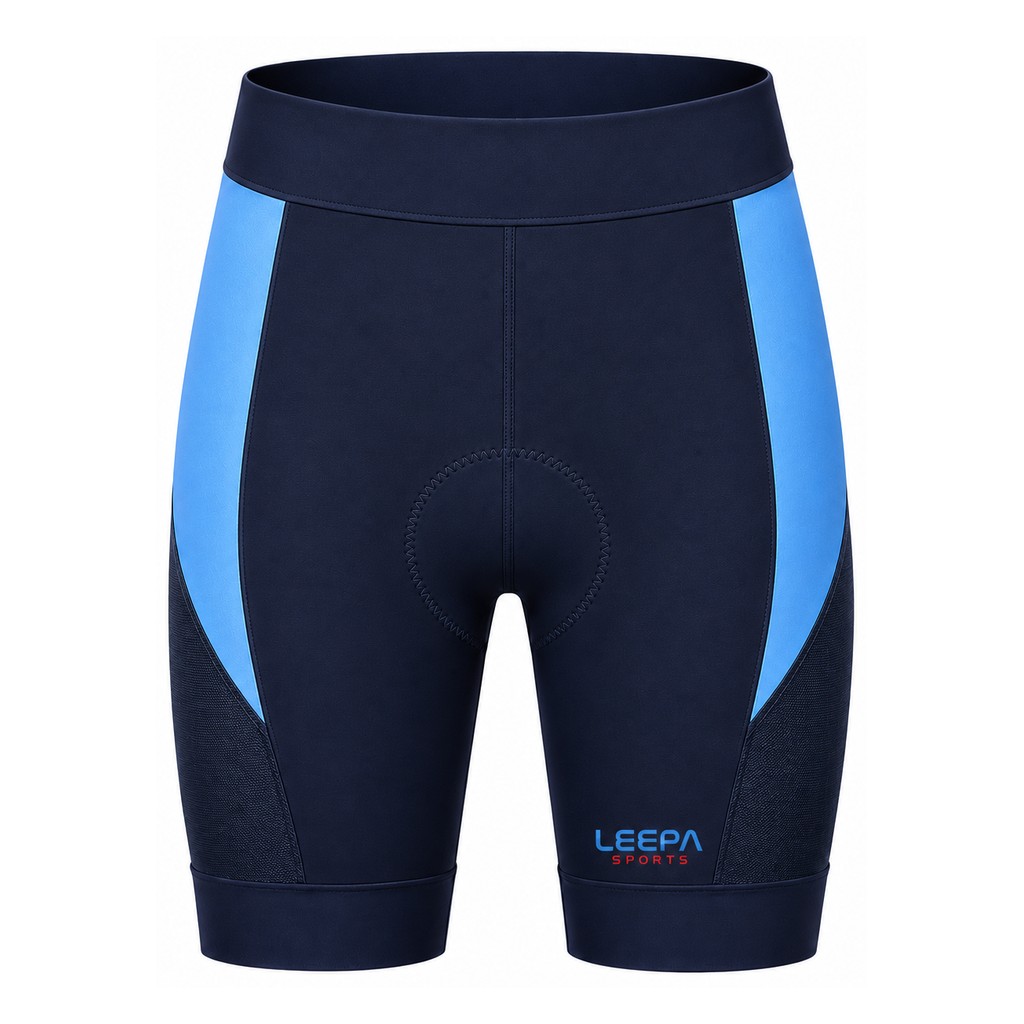 Blue Panel Cycling Shorts