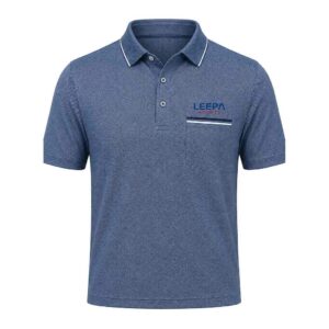 Blue Piped Polo