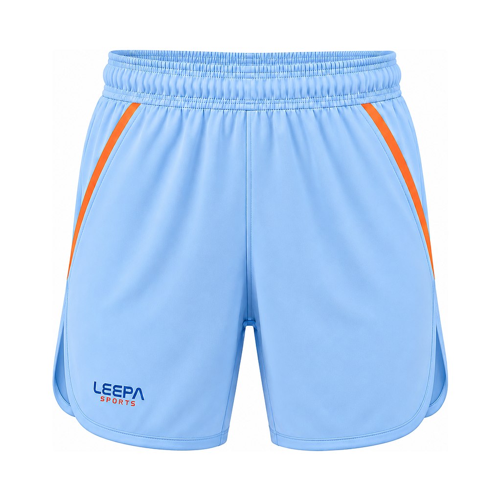 Blue Piped Shorts Athletics Apparel