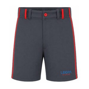 Charcoal Piped Baseball Shorts