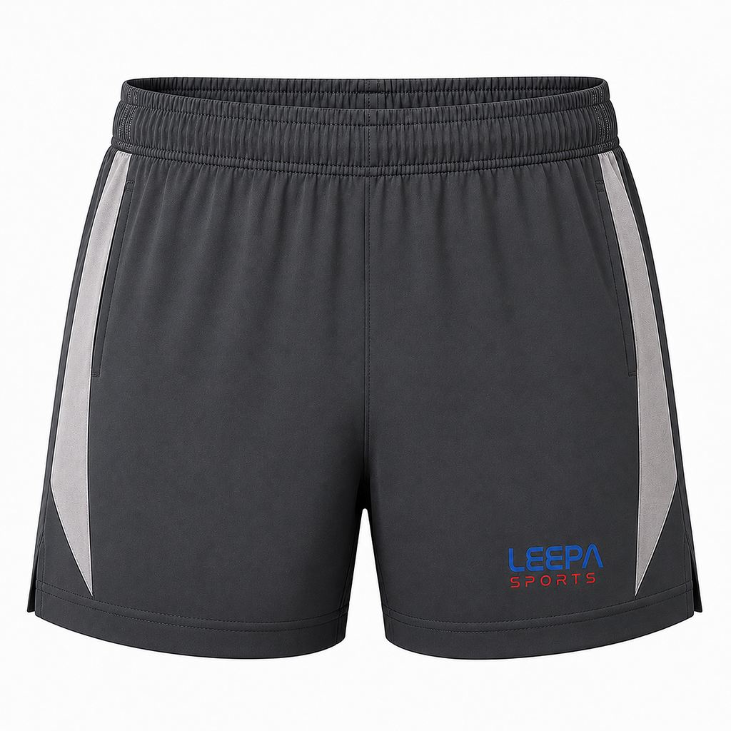 Charcoal Silver Volleyball Shorts