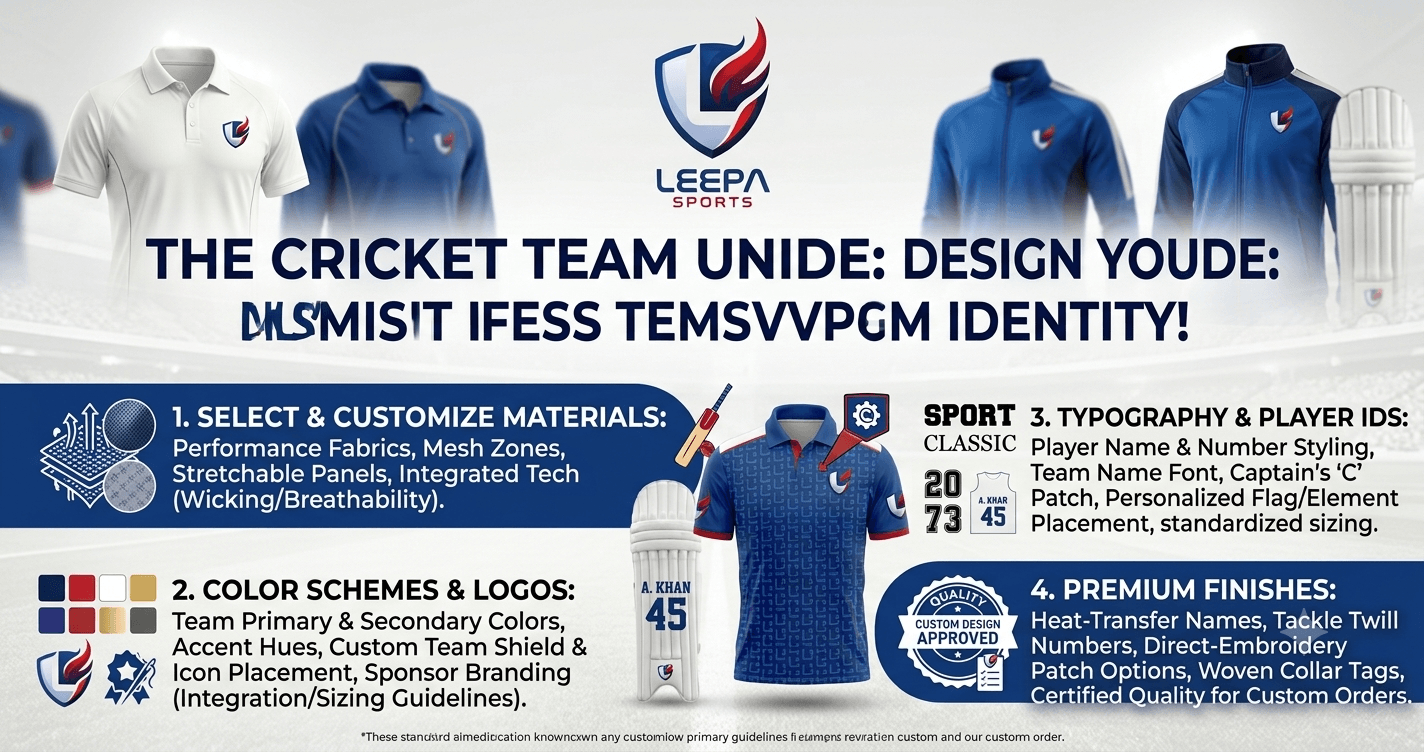 How to do Customization of Cricket Team Uniform