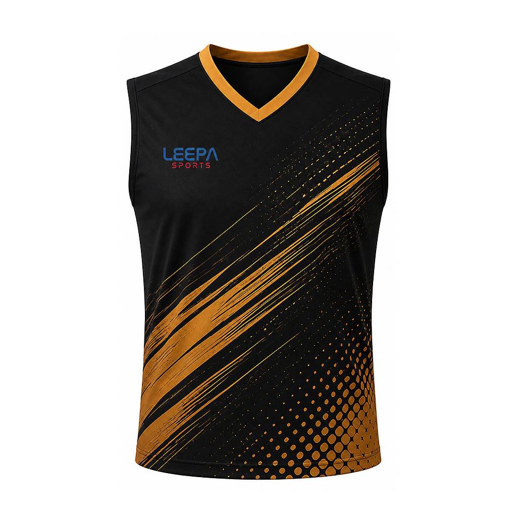Gold Streak Badminton Shirt